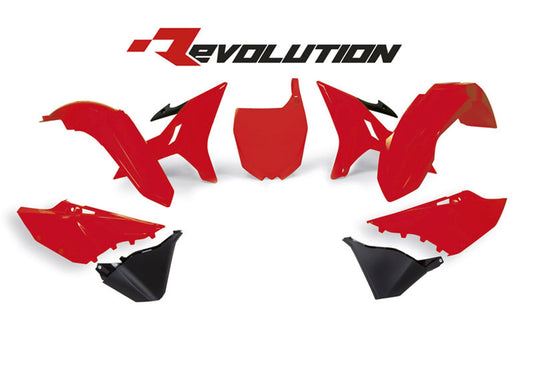 Kit Plastiche Racetech REVOLUTION YAMAHA YZ 125/250 2002-2022 Kit ROSSO D-NERO