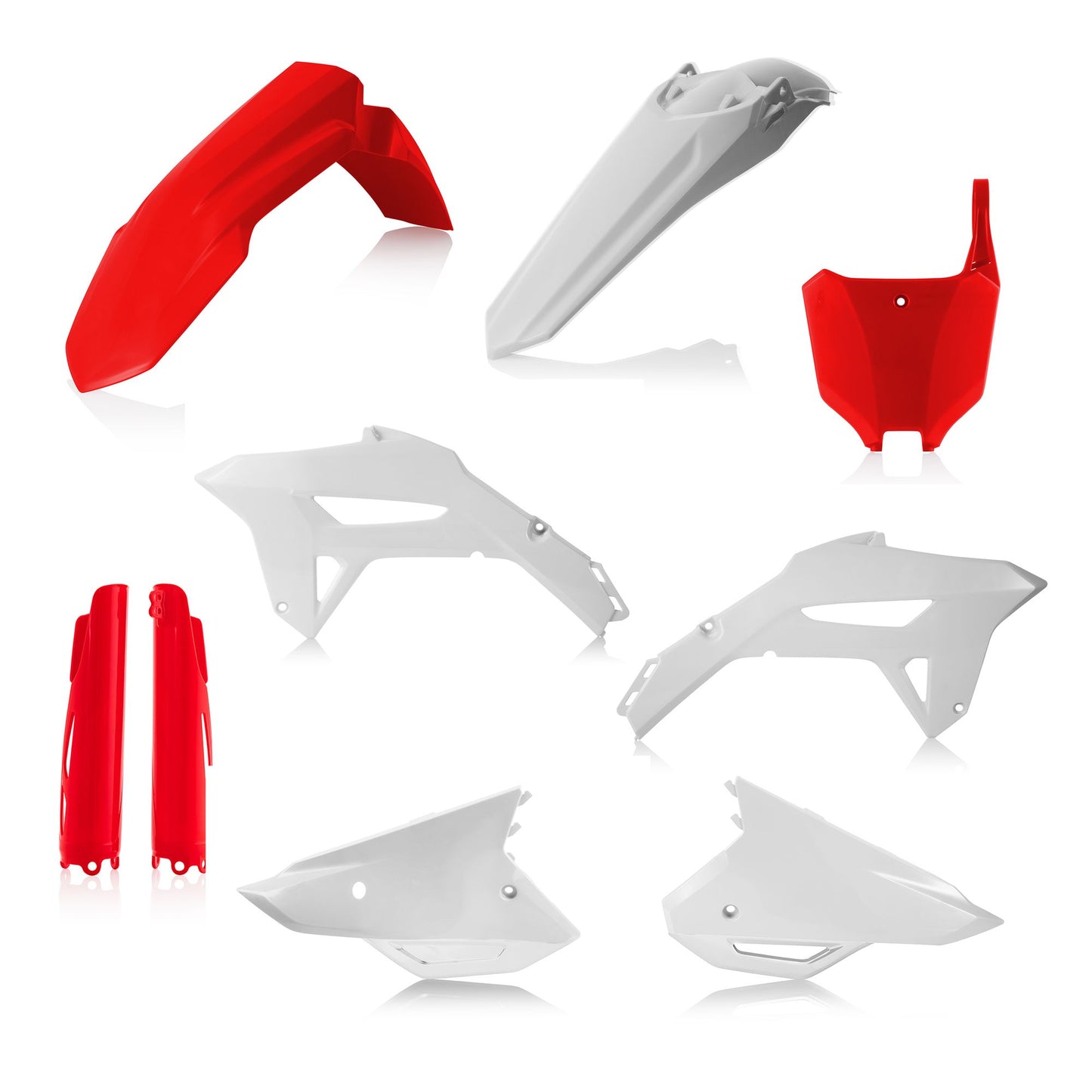 KIT PLASTICHE COMPLETO HONDA CRF450 2021 ACERBIS ROSSO/BIANCO