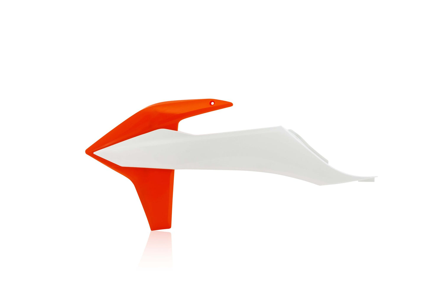 SPOILER RADIATORE KTM SX/SXF 19 ACERBIS BIANCO/ARANCIONE
