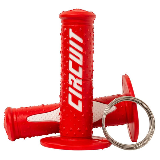 Manopole Circuit Electra Racing rosso / bianco