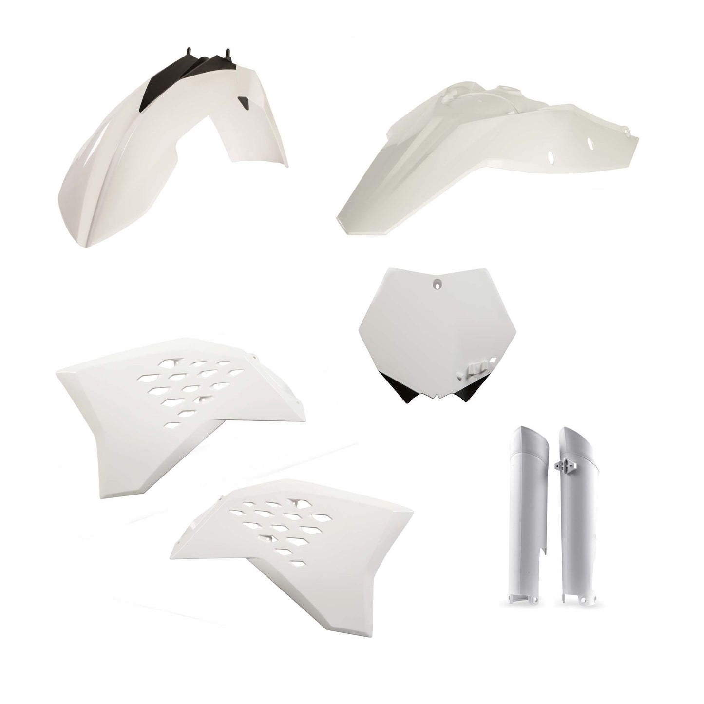 COMPONENTI PLASTICHE KTM SX-F 07/10 ACERBIS BIANCO