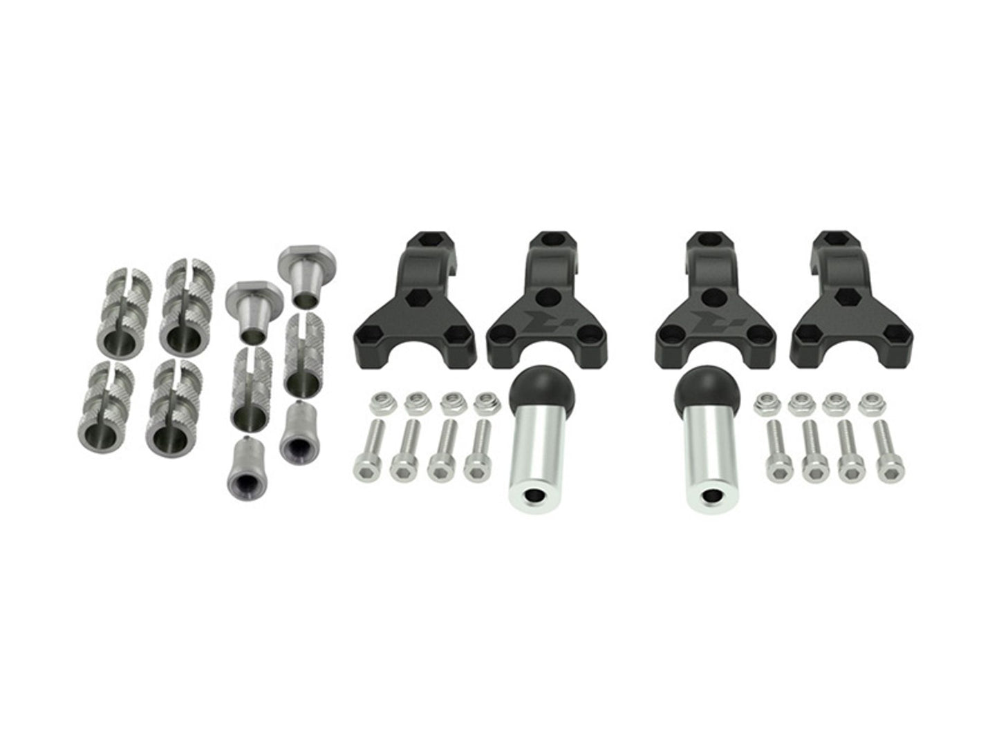 Paramani Racetech KIT MONTAGGIO PARAMANI HP3 SFERICO Mani ARGENTO