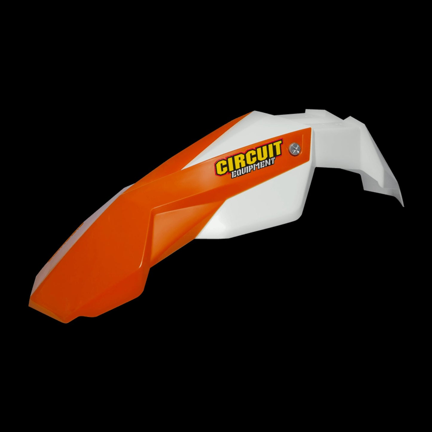Parafango anteriore Circuit Stealth bianco / arancione