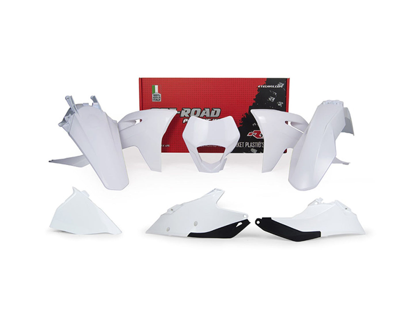 Kit Plastiche Racetech GASGAS EC 250/300/350 2021-2023 Kit Completo Enduro Motocross BIANCO