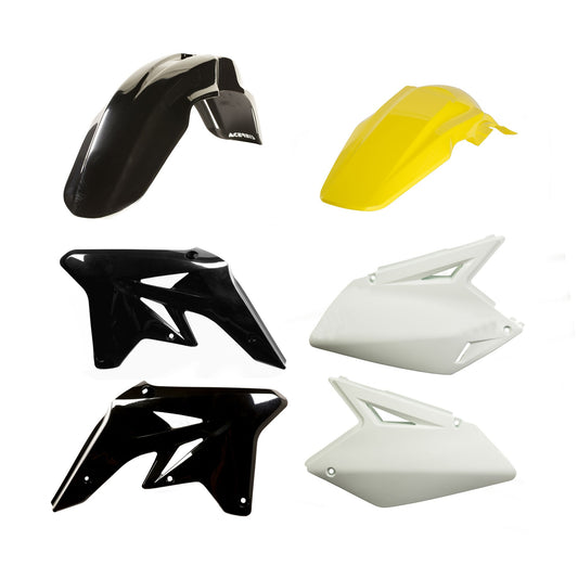 PLASTICS KIT SUZUKI.RMZ 250 07-09 ACERBIS NERO/GIALLO