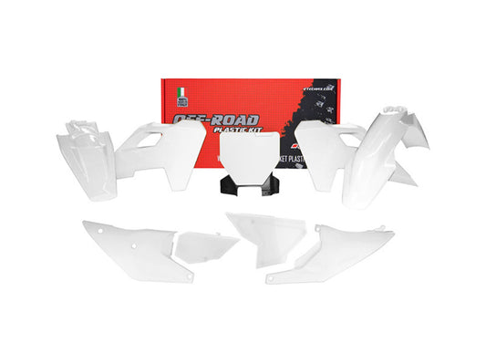 Kit Plastiche Racetech HUSQVARNA 125/250/300/350/450 FACTORY 2023-2023 Kit BIANCO
