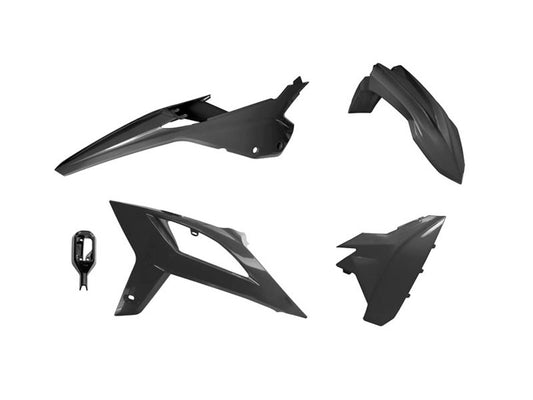 Kit Plastiche Racetech BETA RR 125/200/250/300/350/390/430/480 SENZA TABELLA ANTERIORE 2023-2024 Kit NERO