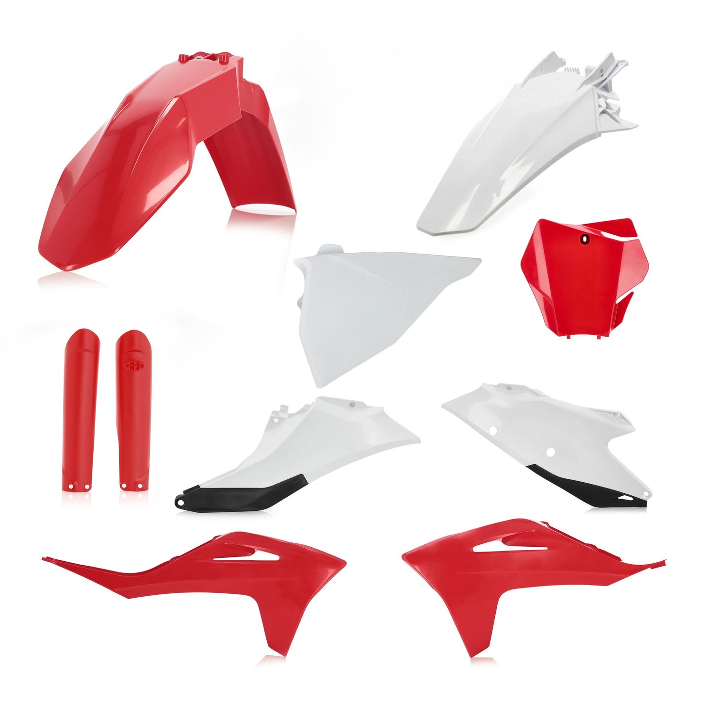 KIT PLASTICHE COMPLETO GASGAS MC/MCF21 ACERBIS ROSSO/BIANCO