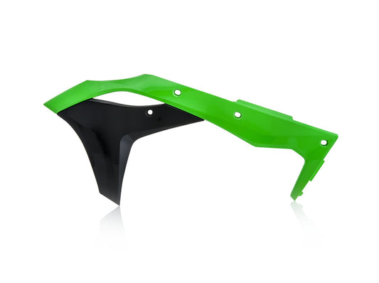 SPOILER RADIATORE KAWASAKI KXF 250 2017 ACERBIS VERDE/NERO