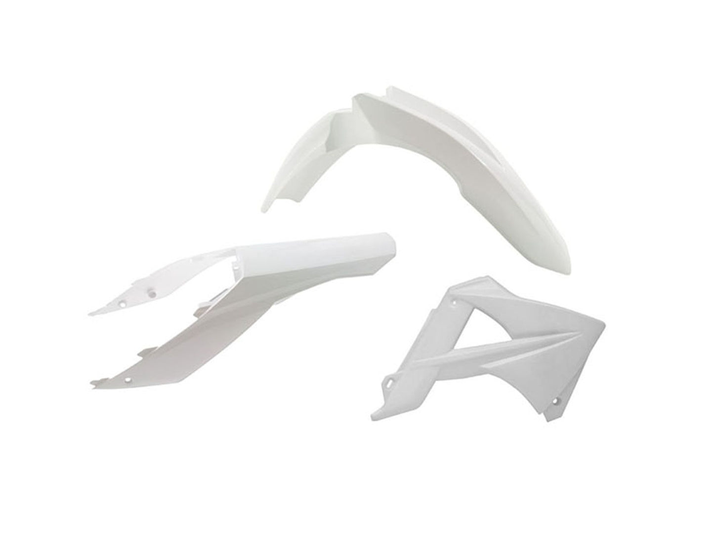 Kit Plastiche Racetech GASGAS EC 125/200/250/300 SENZA TABELLA ANTERIORE Kit BIANCO