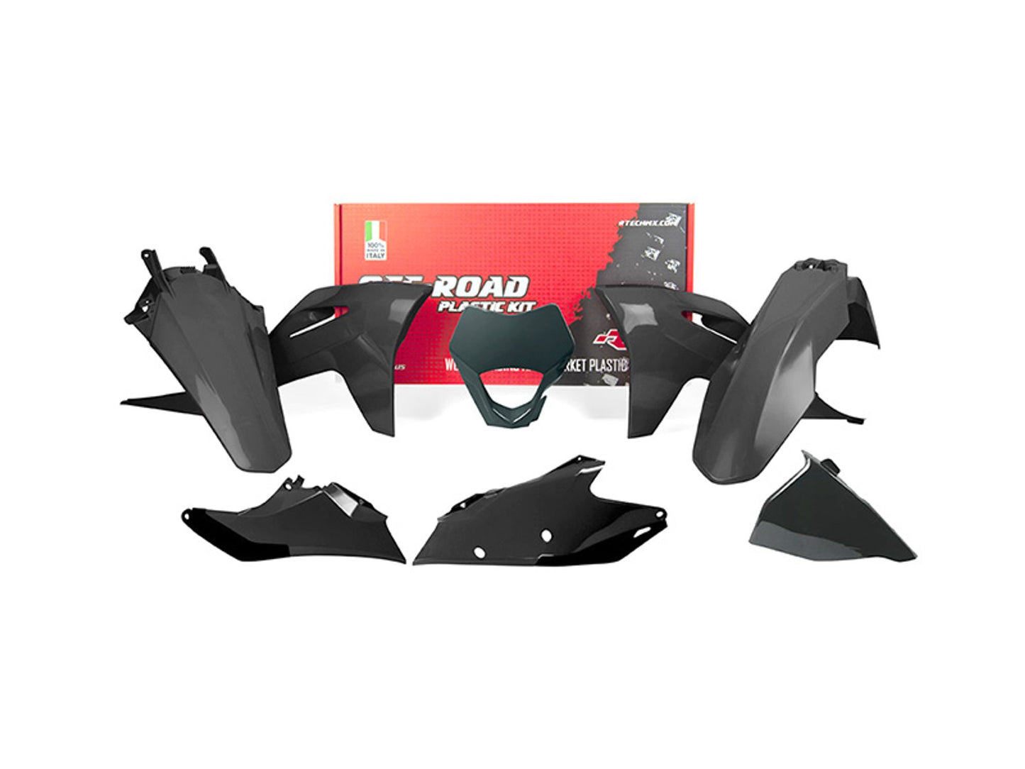 Kit Plastiche Racetech GASGAS EC 250/300/350 2021-2023 Kit Completo Enduro Motocross NERO