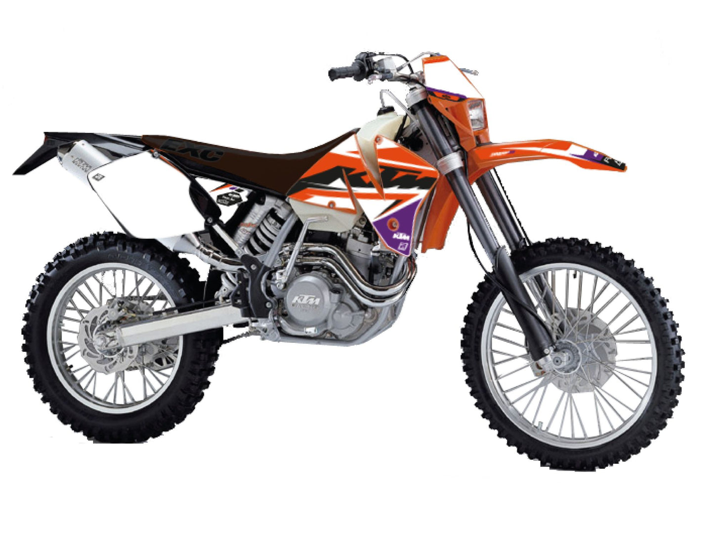 Kit Adesivi Dream 5 Blackbird Ktm EXC 520 2001-2002