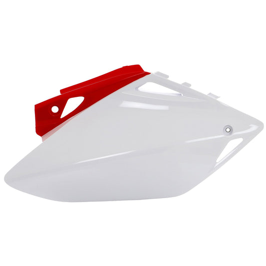 LATERALI PORTANUMERO HONDA ACERBIS ROSSO/BIANCO