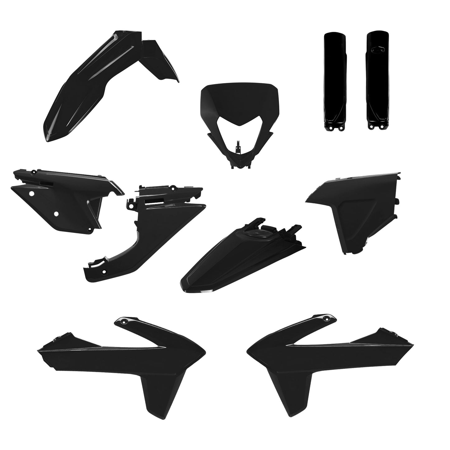FULLKIT PLASTICA PER SH SE/SEF 25 ACERBIS NERO