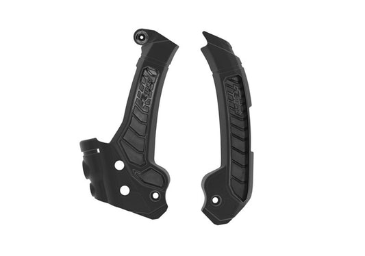 Racetech PROTEZIONE TELAIO BI-MATERIALE HUSQVARNA 125/150/250/300/350/450/501 2024-2026 NERO