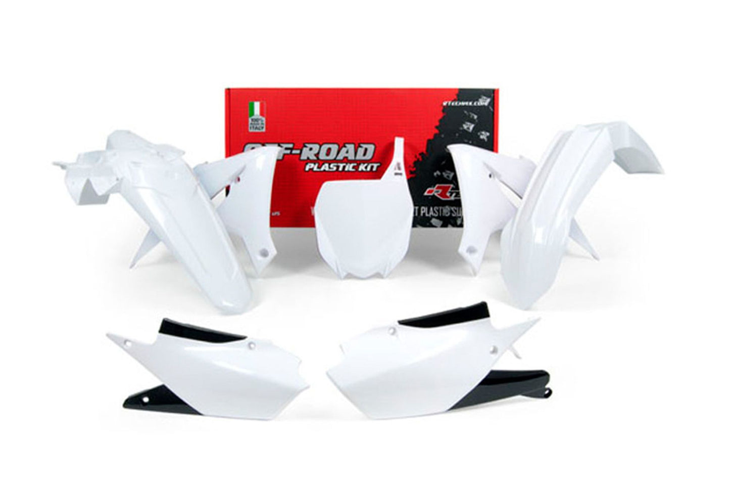 Kit Plastiche Racetech YAMAHA YZ 250/450 2018-2024 Kit Completo Enduro Motocross BIANCO