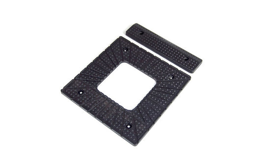 Racetech RICAMBIO TAVOLETTA ANTISCIVOLO PER CAVALLETTO R15 WORX NERO