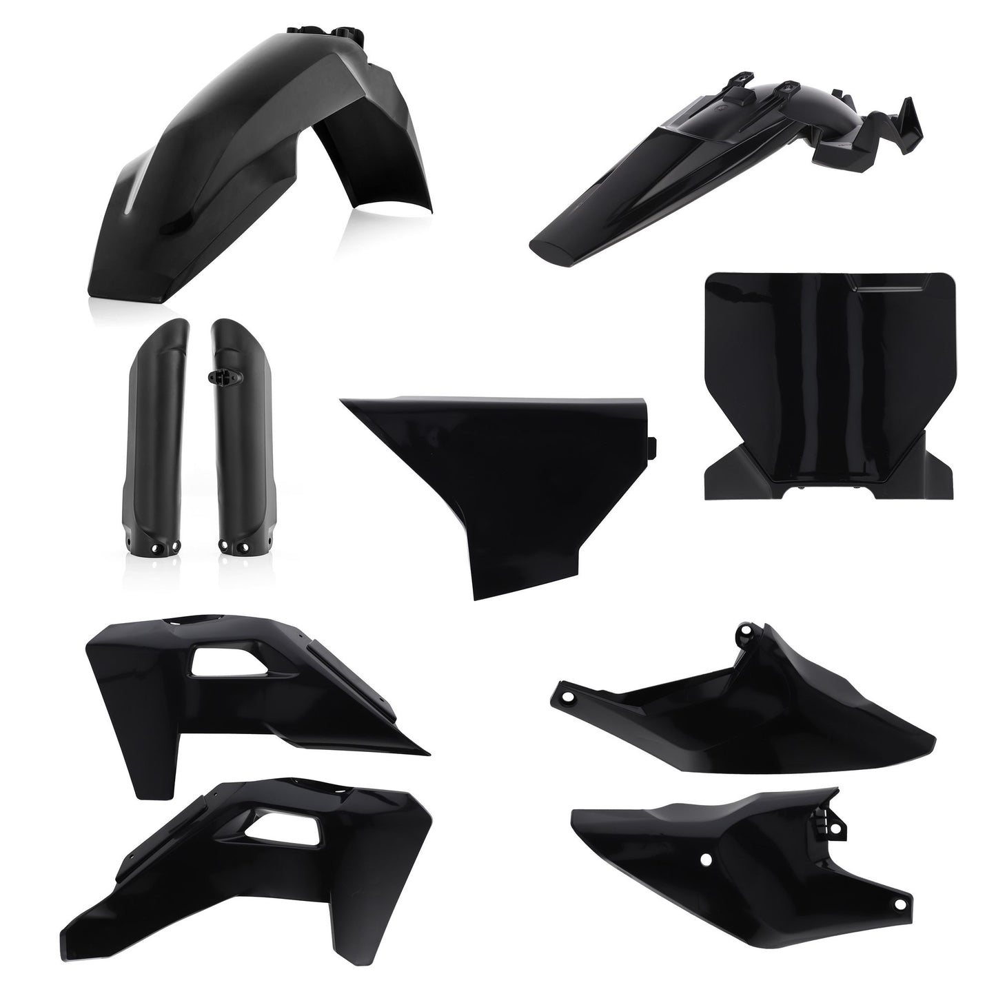 FULLKIT PLASTICA PER HU TC85 25 ACERBIS NERO