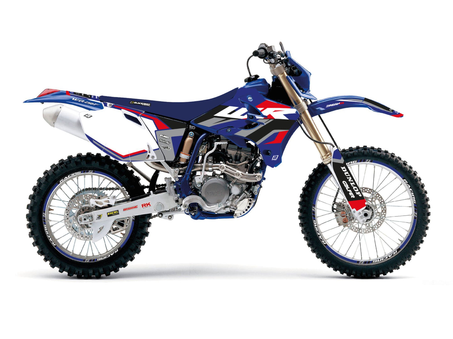 Kit Adesivi Dream 5 Blackbird Yamaha WRF 250 2005-2006