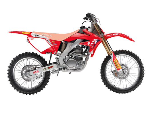 Kit Adesivi Replica Team HRC Blackbird Honda CRF 250 2004-2009