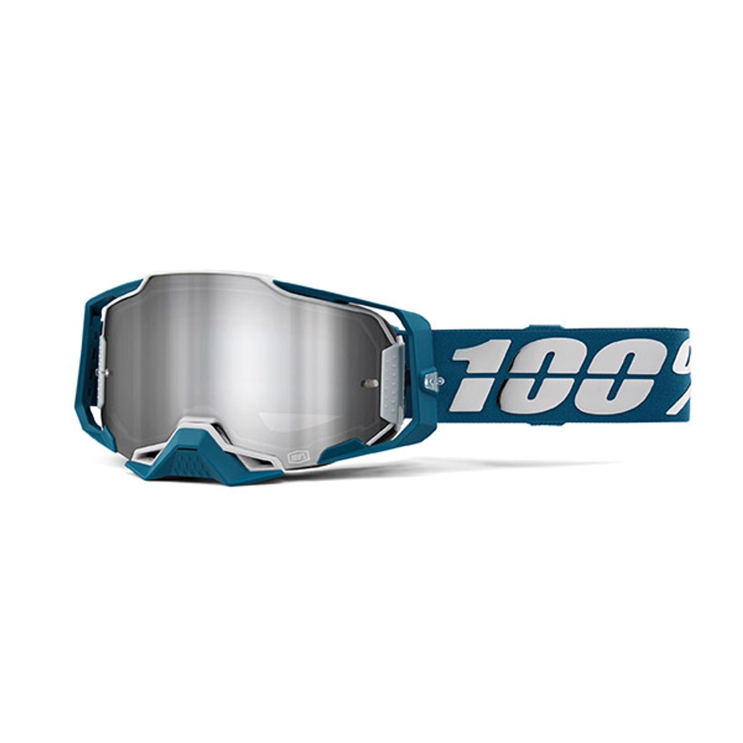MASCHERA 100% ARMEGA ALBAR - LENTE A SPECCHIO ARGENTO