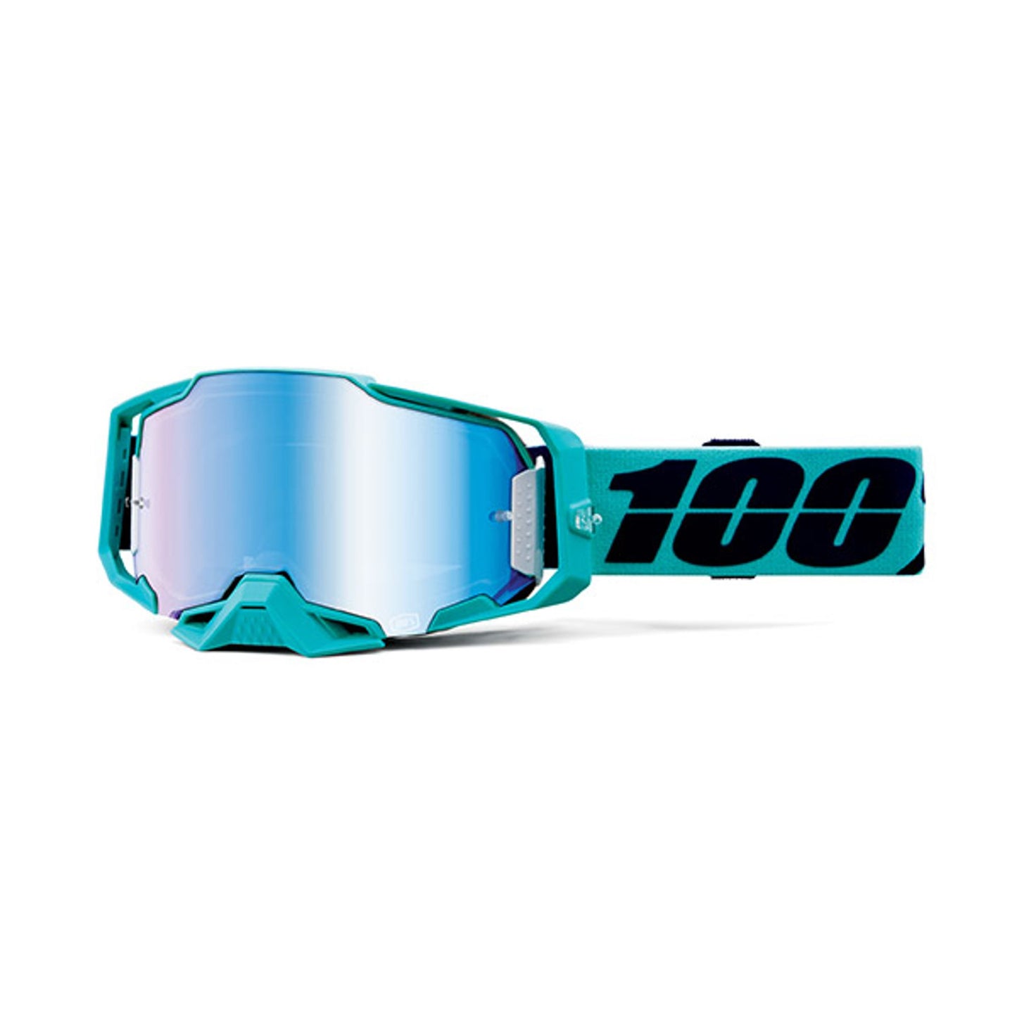 MASCHERA 100% ARMEGA ESTEREL - LENTE A SPECCHIO BLU