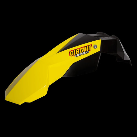 Parafango anteriore Circuit Stealth nero / giallo