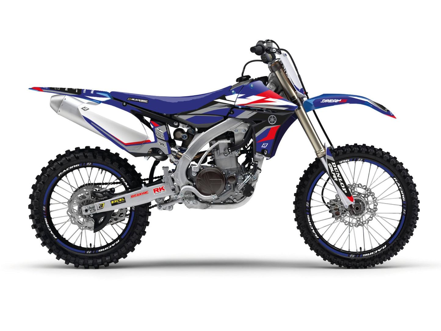 Kit Adesivi Dream 5 Chrome Blackbird Yamaha YZF 450 2010-2013