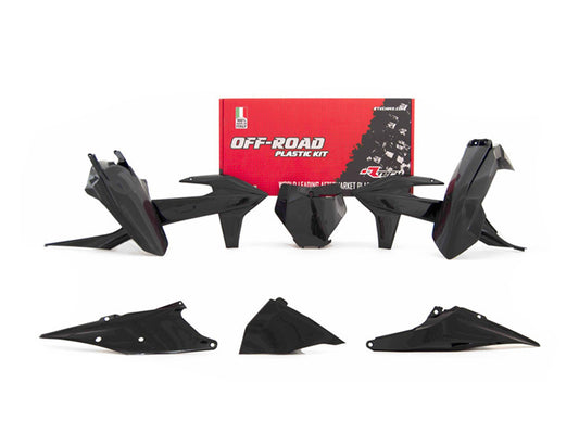 Kit Plastiche Racetech KTM 125/150/250/300/350/450 SENZA PARASTELI 2019-2022 Kit Completo Enduro NERO
