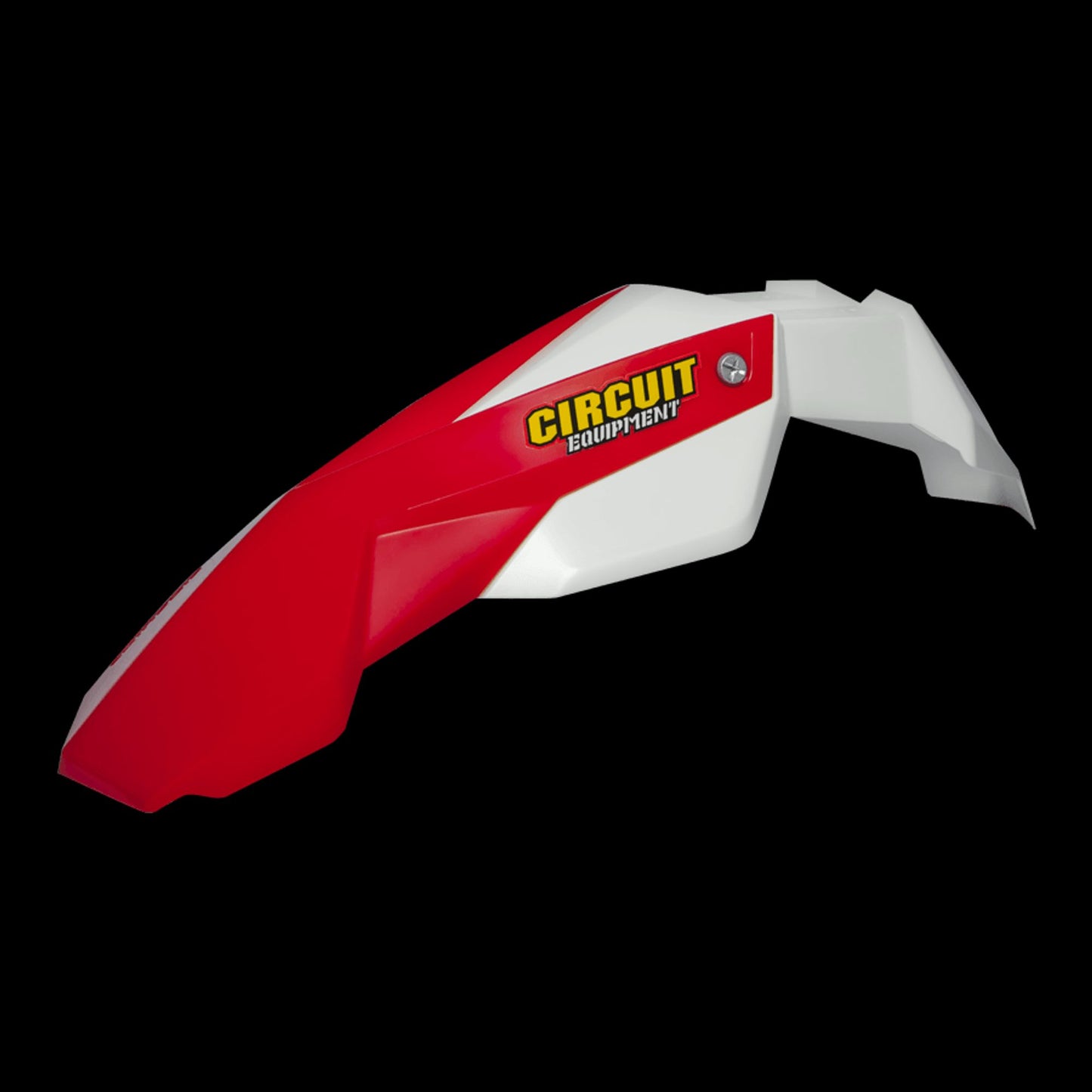 Parafango anteriore Circuit Stealth bianco / rosso