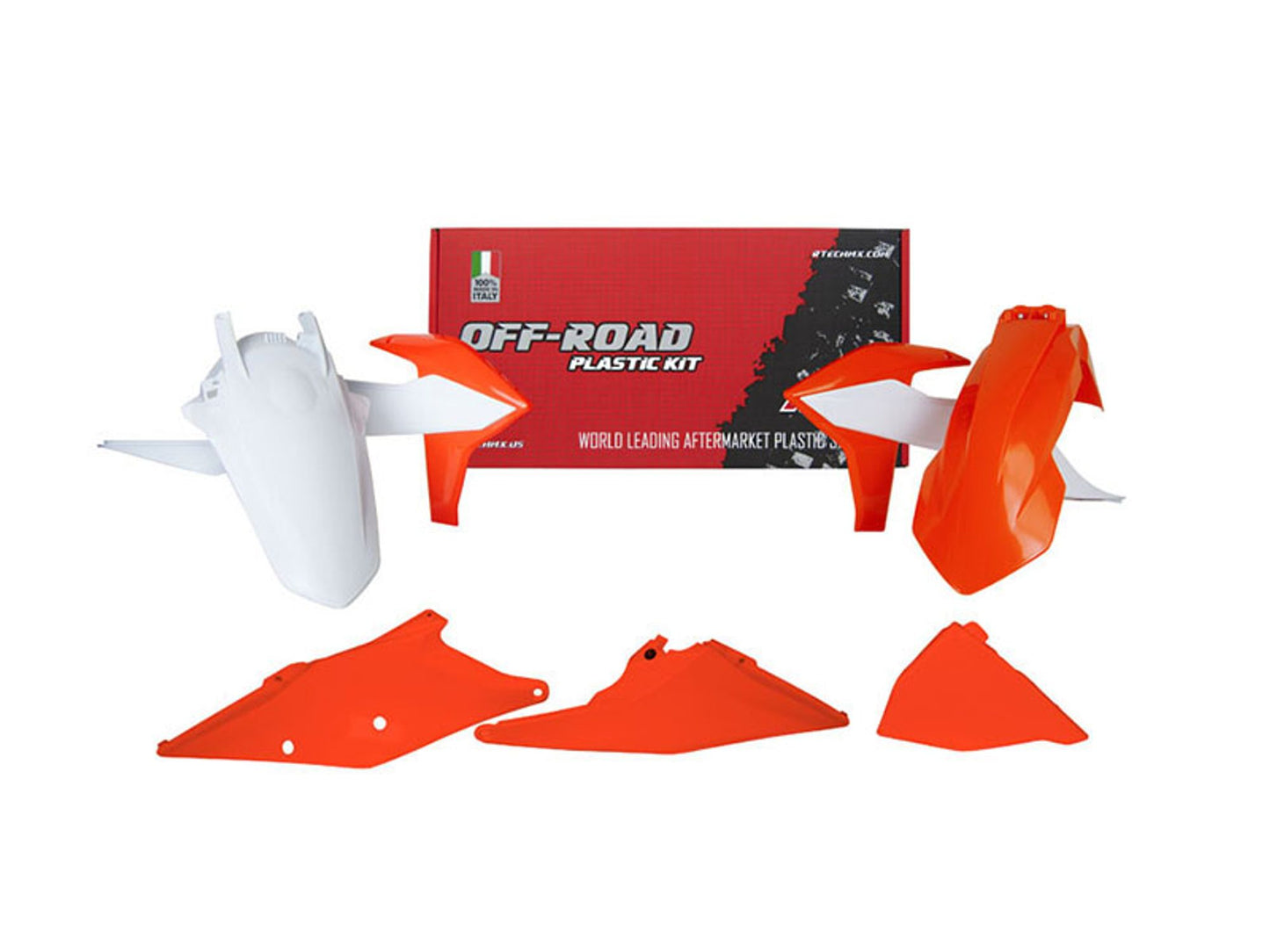 Kit Plastiche Racetech KTM 150/250/300/350/450/500 SENZA TABELLA ANTERIORE 2019-2023 Kit Completo Enduro