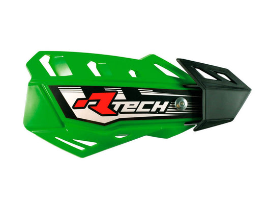 Paramani Racetech FLX CON KIT MONTAGGIO Protezione Mani Enduro VERDE KX
