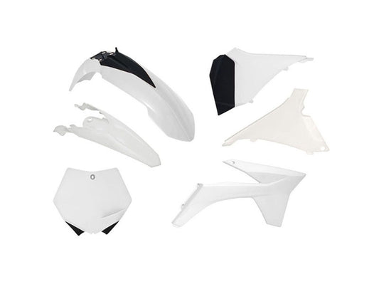 Kit Plastiche Racetech KTM 125/150/250/350/450 SENZA PARASTELI 2011-2012 Kit Completo Enduro BIANCO