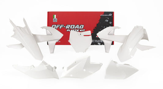 Kit Plastiche Racetech KTM 125/150/250/350/450 SENZA PARASTELI 2016-2018 Kit Completo Enduro BIANCO