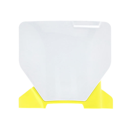 PORTANUMERO ANTERIORE HSQ TC/FC 23 ACERBIS BIANCO/GIALLO