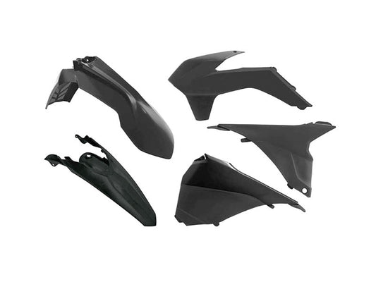 Kit Plastiche Racetech KTM 125/200/250/300/350/450/500 CON PARASTELI 2012-2013 Kit NERO