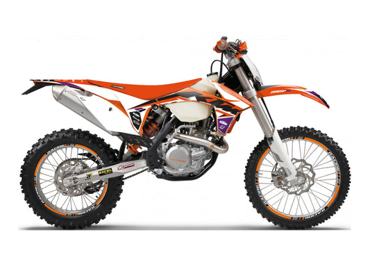 Kit Adesivi Dream 5 Chrome Blackbird Ktm EXC 300 2012-2013
