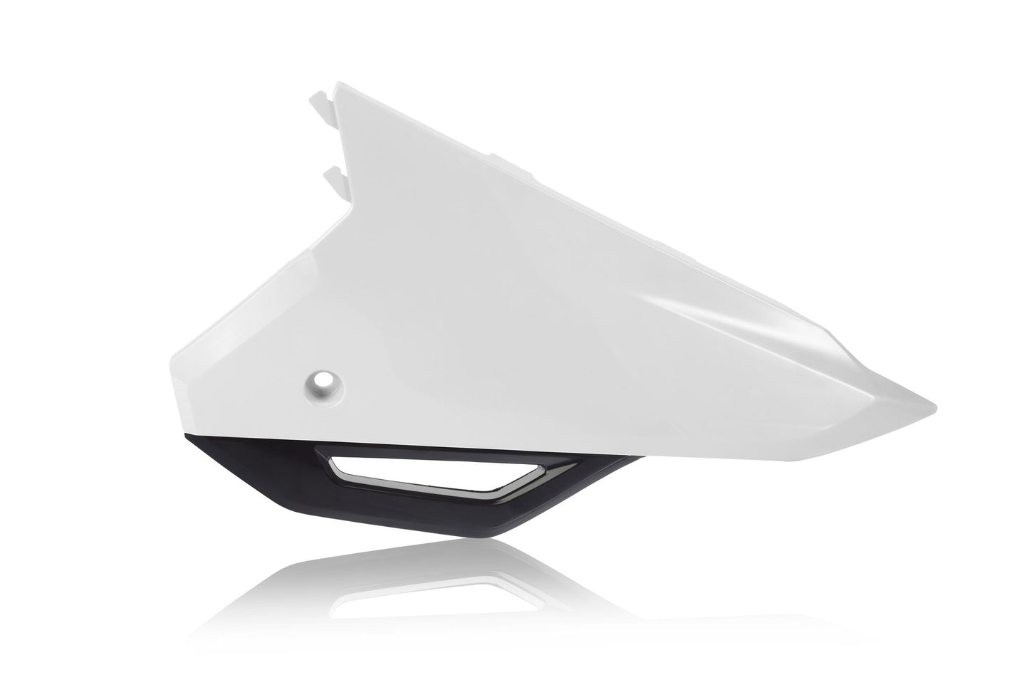PORTANUMERO LATERALE DW+UP CRF450 21 ACERBIS BIANCO/NERO