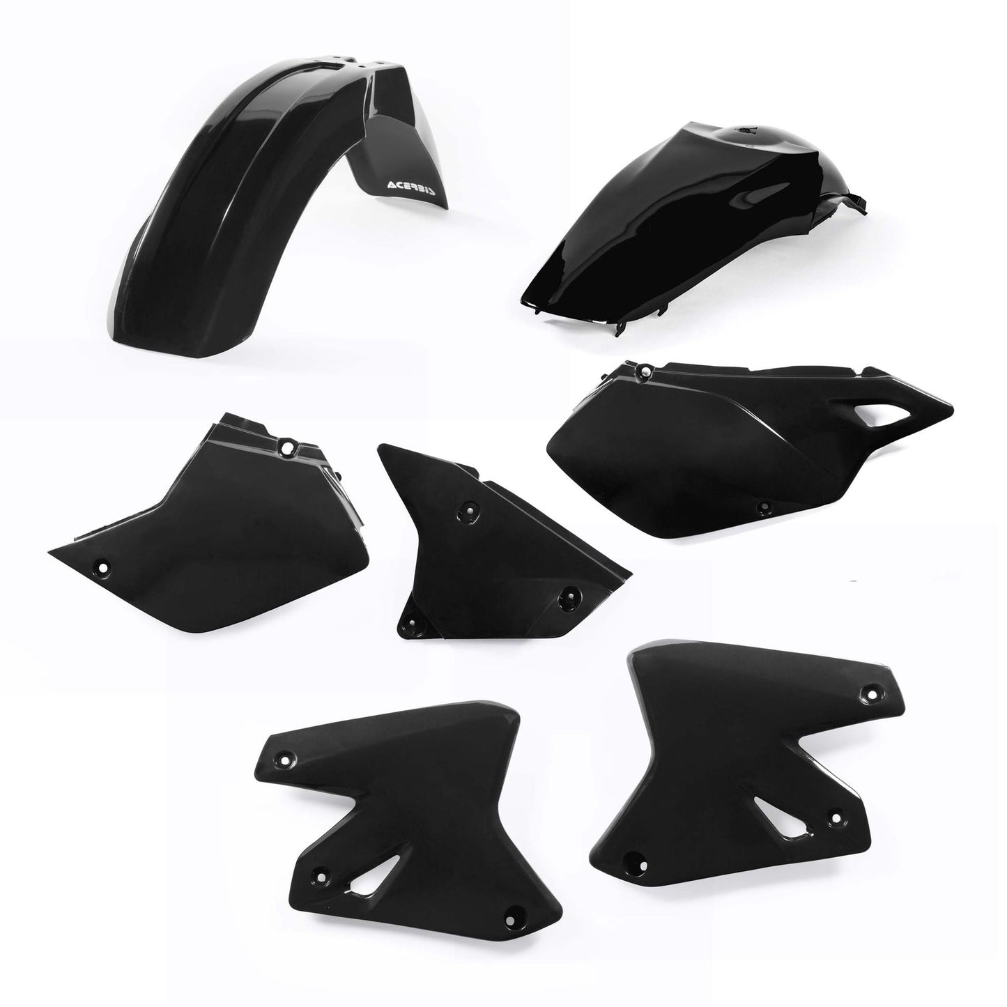 KIT PLASTICHE SUZUKI-KAWASAKI ACERBIS NERO