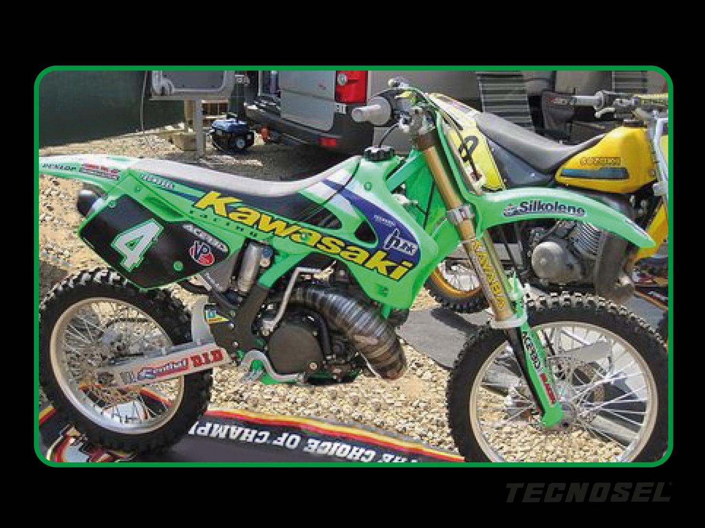 Kit Adesivi Replica Team Kawasaki 1998 Blackbird Kawasaki KX 125 1994-1998