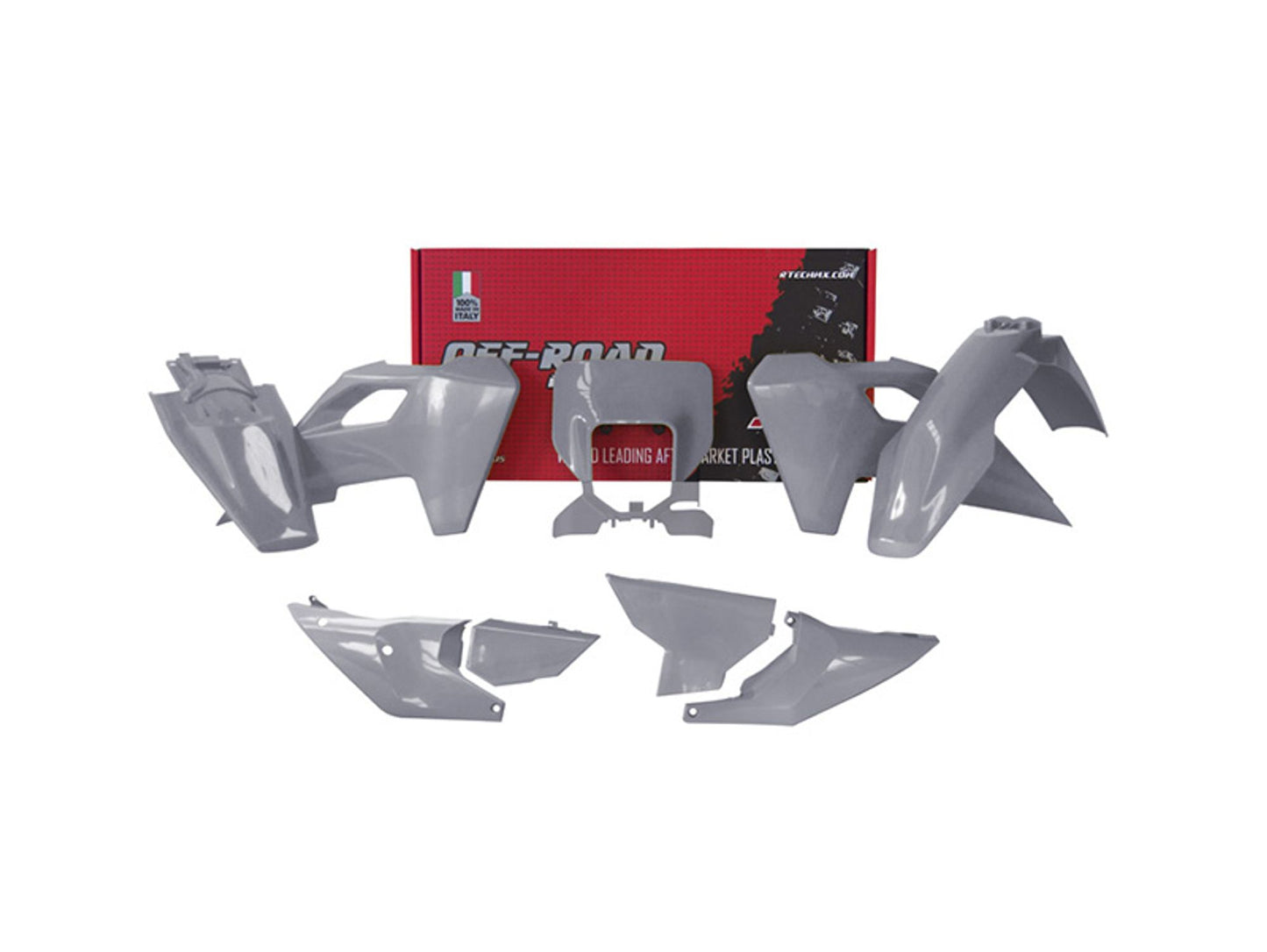 Kit Plastiche Racetech HUSQVARNA 150/250/300/350/450/501 2024-2025 Kit GRIGIO QUANTUM