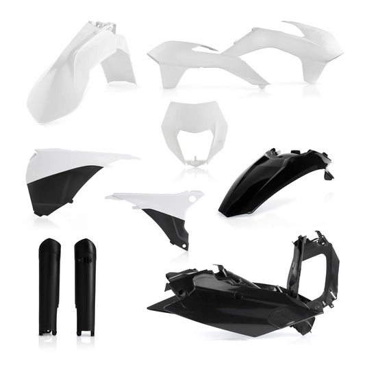 KIT PLASTICHE COMPLETO KTM EXC EXC-F 2014 ACERBIS BIANCO/NERO