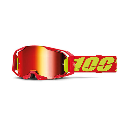 MASCHERA 100% ARMATIC RED - LENTE A SPECCHIO ROSSA
