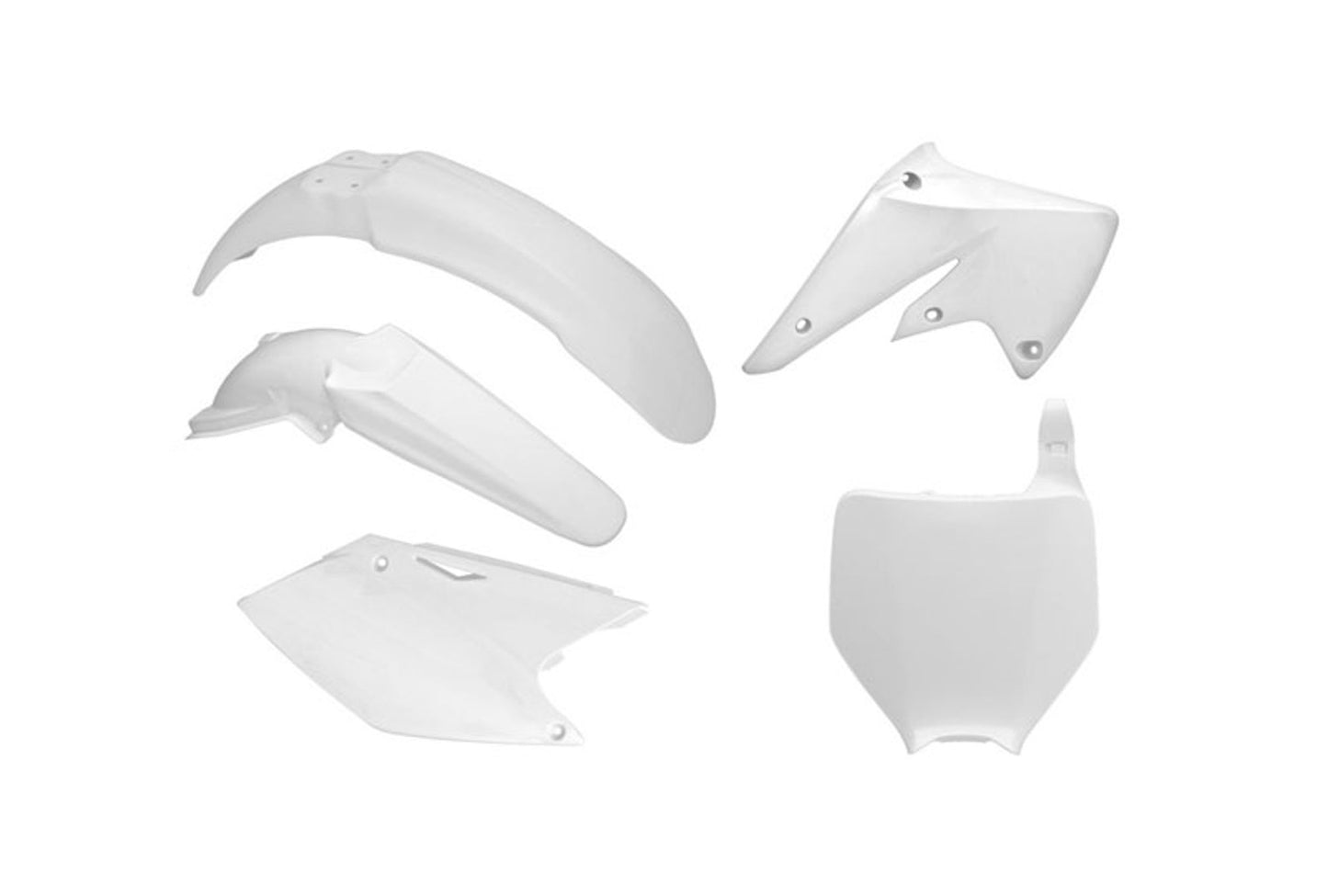 Kit Plastiche Racetech KAWASAKI KX 250 2004-2005 Kit BIANCO