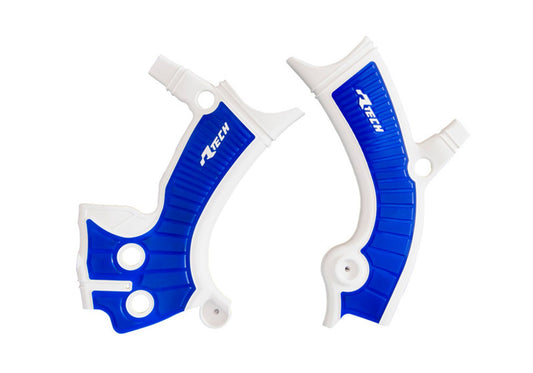 Racetech PROTEZIONE TELAIO BI-MATERIALE YAMAHA YZ 250/450 2019-2026 BIANCO - BLU YAMAHA