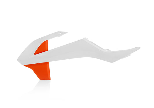 FIANCHETTI RADIATORE KTM SX 65 2016 ACERBIS BIANCO/ARANCIONE