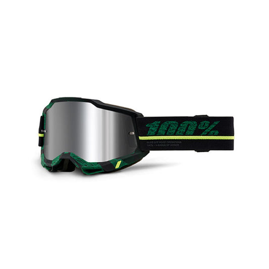 MASCHERA 100% ACCURI 2 OVERLORD - LENTE A SPECCHIO ARGENTO