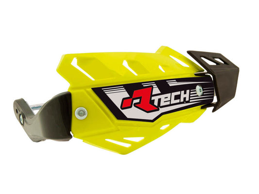 Paramani Racetech FLX ATV CON KIT MONTAGGIO Protezione Mani Enduro GIALLO NEON