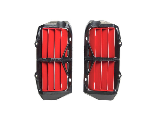Racetech GRIGLIE RADIATORE RINFORZATE GASGAS 125/150/250/350/450 2024-2025 NERO-ROSSO GASGAS