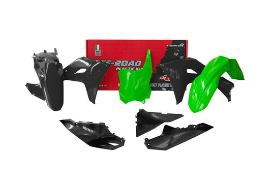 Kit Plastiche Racetech KAWASAKI KX 250/450 2024-2026 Kit VERDE KX-NERO